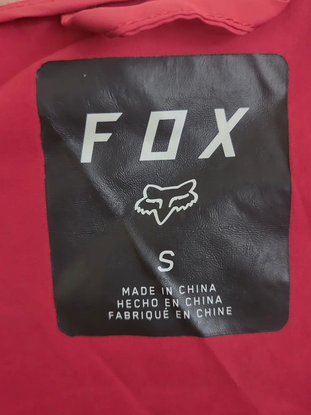 FOX Men's Red Lightweight Hooded Jacket